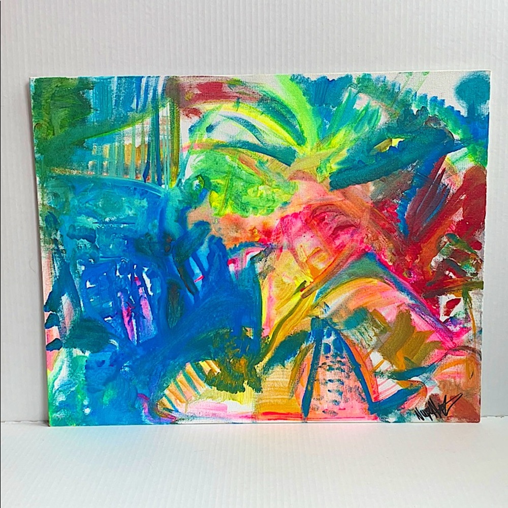 Acrylic painting